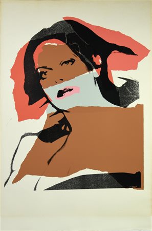 Andy Warhol (1928 - 1987) LADIES AND GENTLEMEN serigrafia a colori, cm...
