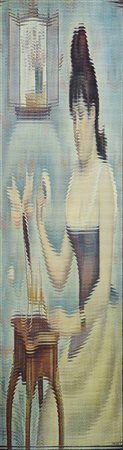 Jiri Kolar (1914 - 2002) SENZA TITOLO tecnica mista su cartoncino, cm 90x60...