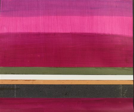 Mauro Reggiani (1897 - 1980) COMPOSIZIONE N.4 tempera su carta, cm 37,5x45...