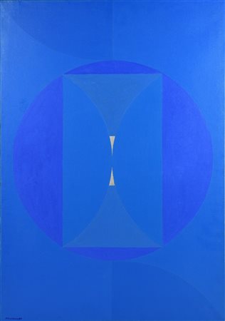 Galliano Mazzon (1896 - 1978) SENZA PIU' PESO olio su tela, cm 100x70 firma e...