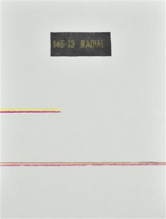 Carol Rama (1918 - 2015) LUOGO E SEGNI pastelli su carta e gomma applicata,...