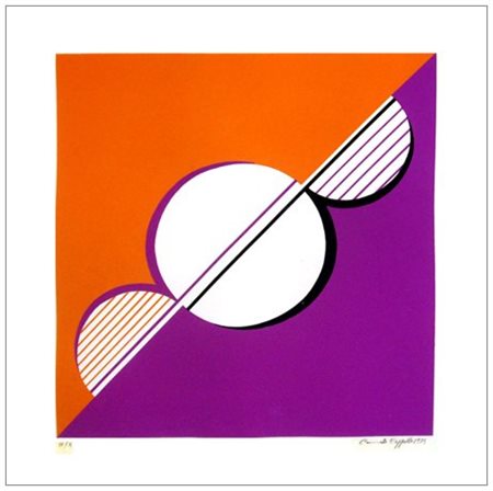 CARMELO CAPPELLO Ragusa 1912 – Milano 1996 Senza titolo, 1975 Serigrafia a...