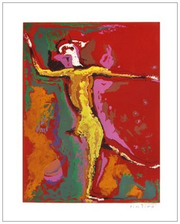 MARINO MARINI Pistoia 1901 – Viareggio 1980 Ballerino, 1974 Acquaforte,...