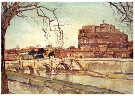 FRANCESCO MARIA PIERI Castagneto Carducci 1941 – 1989 Roma, 1967 Olio su tela...