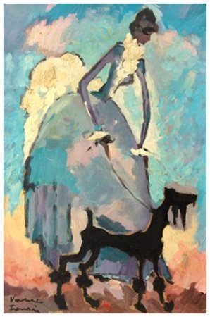 VOLTOLINO FONTANI Livorno 1920 – 1976 Senza titolo Olio su faesite 45 x 30....