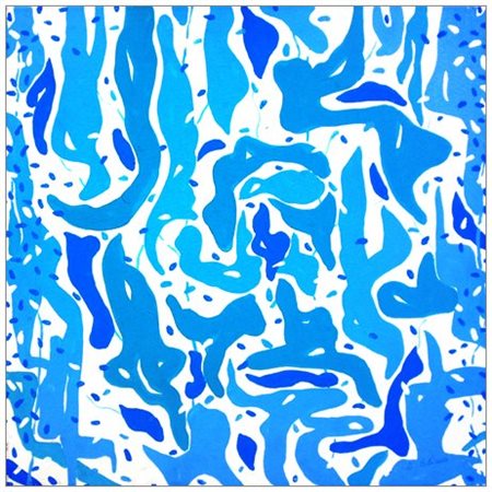 D. CALAMAI Senza titolo Olio su tela 50 x 50 x 3,5. Firma in b. a d. Pubbl.:...