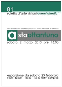 Asta N. 81 - Arte Moderna e Contemporanea