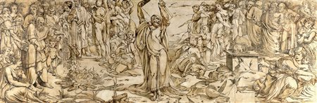 Andreani, Andrea - Beccafumi, Domenico - Mosè rompe le tavole della legge