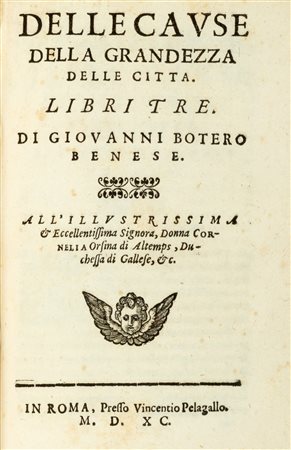 Botero, Giovanni - Della ragione di stato, libri dieci. 