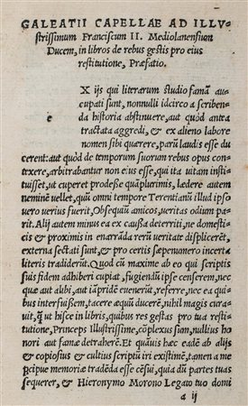 Capella, Galeazzo Flavio - De rebus Nuper in Italia gestis