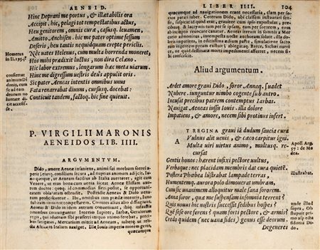 Virgilio Marone, Publio - Homeri loca magis insigna, quae Virgilius imitatus est, in margine notata, seruato chartarum numero aldinae impressionis