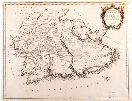 Cartografia  - Paolo e Francesco Santini - Nouvelle carte de Istrie