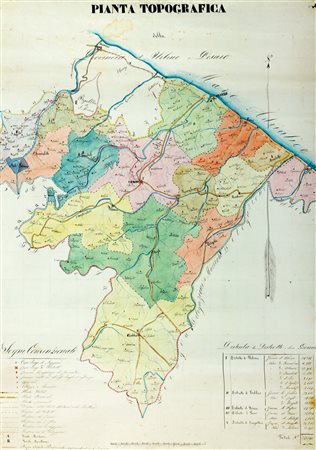 Urbino & Pesaro - Pianta topografica della Provincia di Urbino e Pesaro