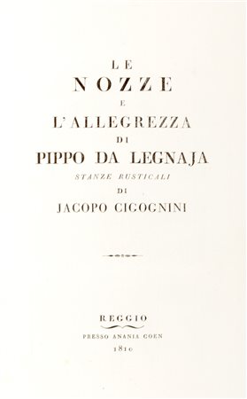 Baldovini, Francesco - Lamento di Cecco da Varlungo