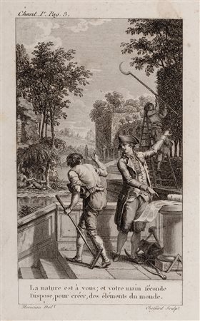 Delille, Jacquille - Les jardins, ou l'art d'embellir les paysages: Poeme en quatre chants