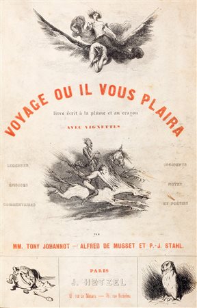 Illustrati francesi - De Musset, Alfred - Hetzel, Pierre-Jules - Voyage où il vous plaira