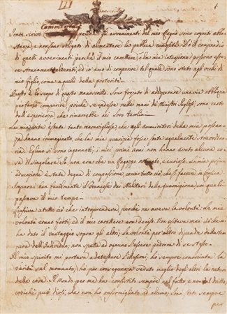 Napoleone Bonaparte - Manoscritto - Bonaparte, Napoleone - Manoscritto di Sant'Elena