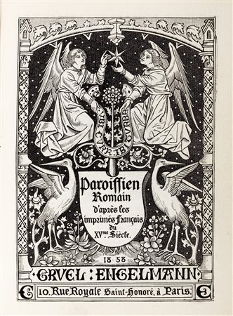 Religioso - Legatura  - Paroissien Romain d'apres les imprimés francais di XV.me Siecle