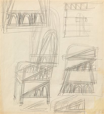 FORTUNATO DEPERO (1892-1960) - Senza Titolo, 1953-1954 circa