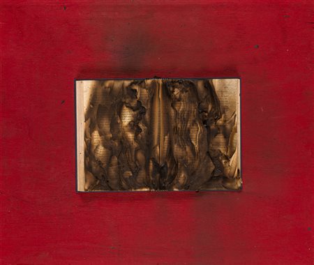 BERNARD AUBERTIN (1934-2015) - Livre brûlè, 2009