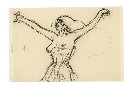 ANSELMO BUCCI (1887-1955) - Senza Titolo (Danzatrice), 1908 circa