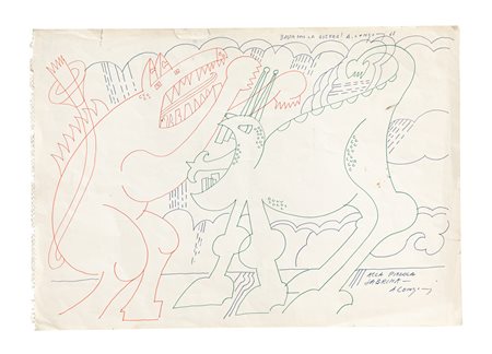 ALBERTO LONGONI (1921-1991) - Senza Titolo, 1968
