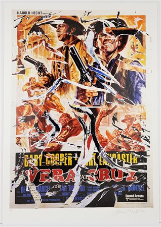 ROTELLA MIMMO Catanzaro (Catanzaro) 1918 Vera Cruz Multiplo Decollage con...