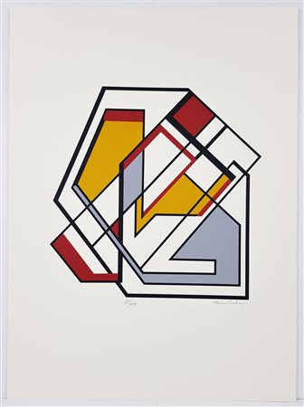 RADICE MARIO Como (Como) 1898 Senza Titolo 1974 Serigrafia 76,00x56,00