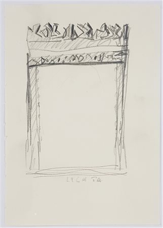 LICATA RICCARDO Torino (Torino) 1929 Senza Titolo 1987 Matita su Carta...