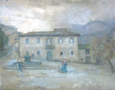 ALBERTO CAROSI, Piazza di Anticoli, 1944