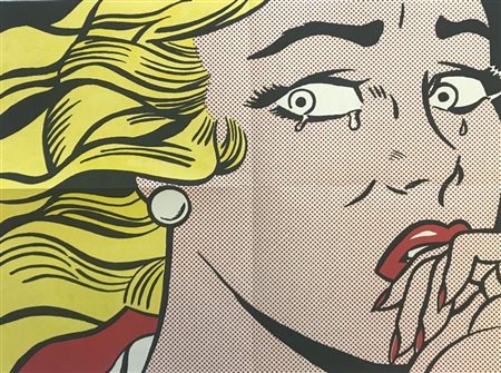 Roy Lichtenstein “Crying Girl Mailer” 1963 - Leo Castelli