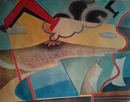 Giulio D’Anna “Virata sul Golfo di Catania” 1935