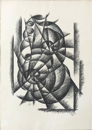 Gerardo Dottori “Motivo futurista” 1969
