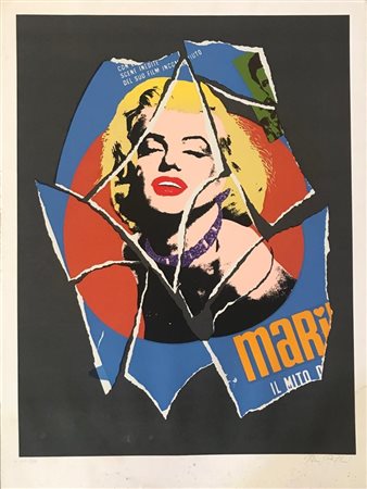 Mimmo Rotella “Marilyn il mito”