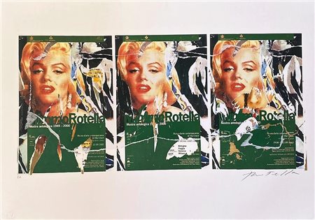 Mimmo Rotella “Omaggio a Marilyn”
