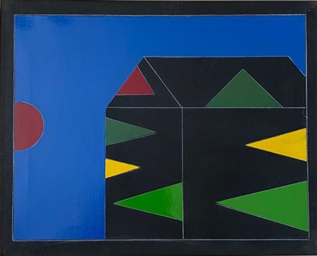 Franco Angeli “Tramonto” 1985