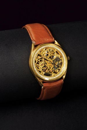 Orologio da uomo oro e diamanti