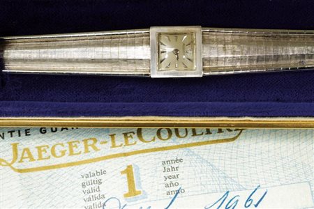 YAEGER LECOULTRE orologio da donna in oro bianco 