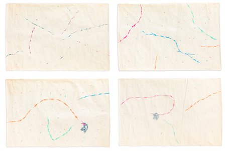 ANONIMO - Lotto unico composto da 4 tecniche miste