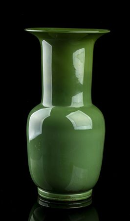 VENINI<br>Vaso verde di formato grande