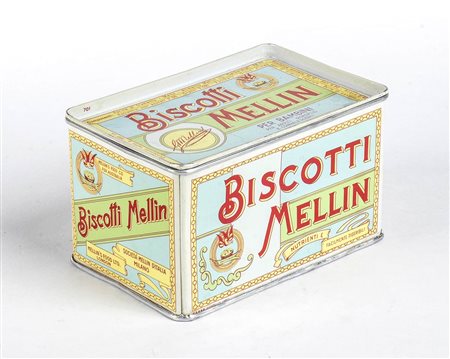 Scatola dei biscotti Mellin