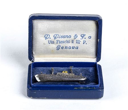 P. PISANO<br>Spilla della nave COSTA