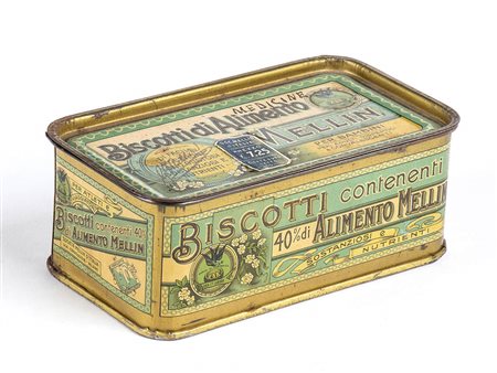 Scatola biscotti Mellin vecchia
