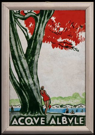 Piastra acqua Albule, Tivoli 