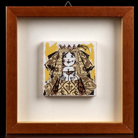 EMANUELE LUZZATI (1921-2007) <br>Mattonella