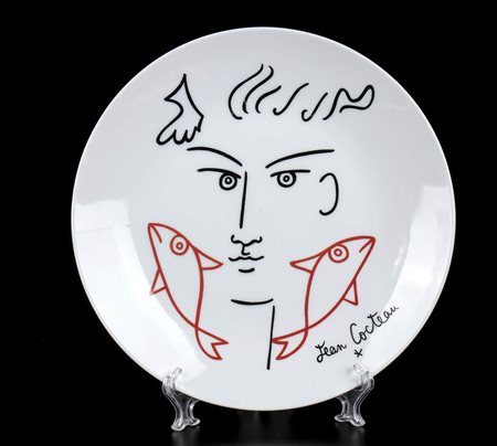JEAN COCTEAU (1889-1963) <br>Piatto