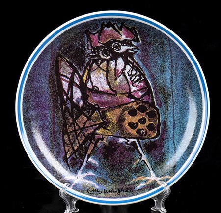 LUCIANO MINGUZZI (1911-2004) - ESCHENBACH<br>Piatto 