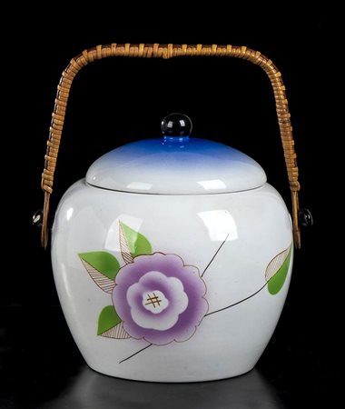 GALVANI - PORDENONE<br>Biscottiera con fiore