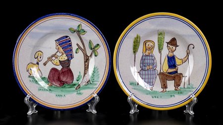 PINTO - GIOVANNINO<br>Coppia di piattini