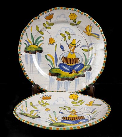 CAS - VIETRI <br>Coppia di piatti